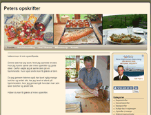 Tablet Screenshot of petersopskrifter.dk